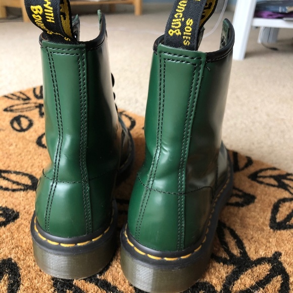 Green Dr Martens Boots - Picture 4 of 8